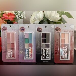 🆕🪷 CLEARANCE! BEAUTY INTUITION 4-PIECE EYESHADOW PALETTE COLLECTION. BRAND NEW!